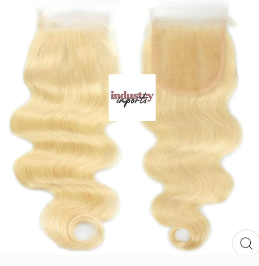 Russian Blonde 613 Lace Closure